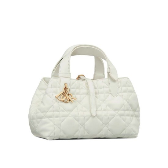 Fake Christian Dior Small /Medium Dior Toujours Bag Cream Replica