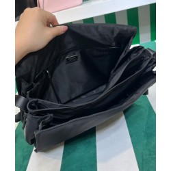 Replica Prada Re-Nylon Large Padded Shoulder Bag 1BD256 Black