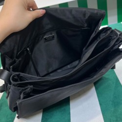 Replica Prada Re-Nylon Large Padded Shoulder Bag 1BD256 Black