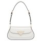 Replica Prada Brushed Leather Shoulder Bag 1BD345 White Replica Prada Brushed Leather Shoulder Bag 1BD345 White