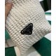 Replica Prada Crochet Tote Bag 1BG392 Cream
