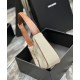 Replica YSL Saint Laurent Le 5 A 7 Bag Canvas And Leather Coffee
