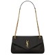 Replica YSL Saint Laurent Calypso Bag Decorated With The Cassandre Black