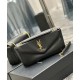 Replica YSL Saint Laurent Calypso Bag Decorated With The Cassandre Black
