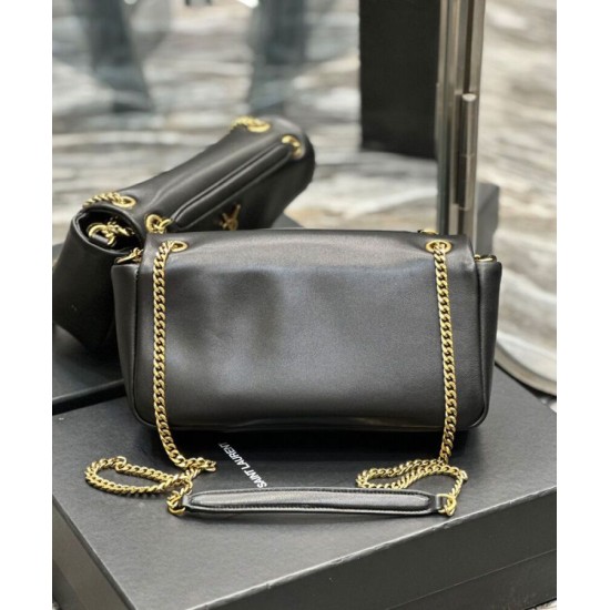 Replica YSL Saint Laurent Calypso Bag Decorated With The Cassandre Black