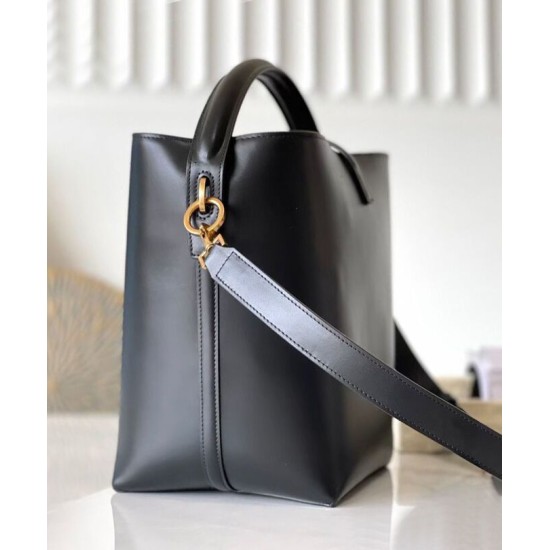 Fake YSL Saint Laurent Le 37 In Shiny Bag Black Replica