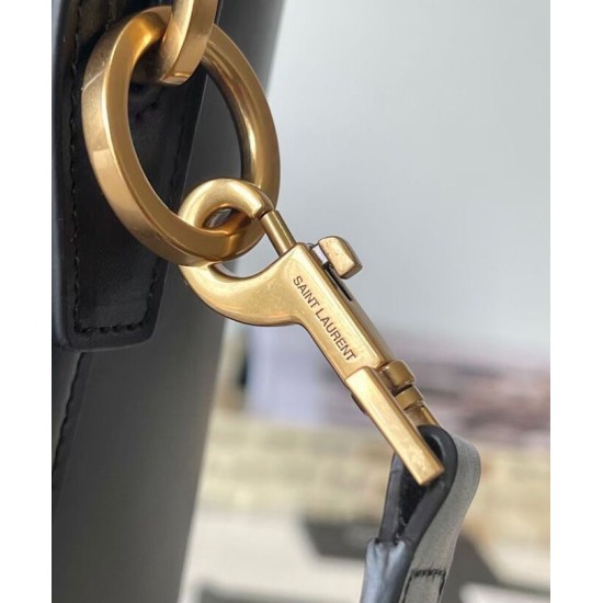 Fake YSL Saint Laurent Le 37 In Shiny Bag Black Replica