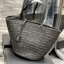 Replica YSL Saint Laurent Tote Panier Maxi Bag 693242 Black