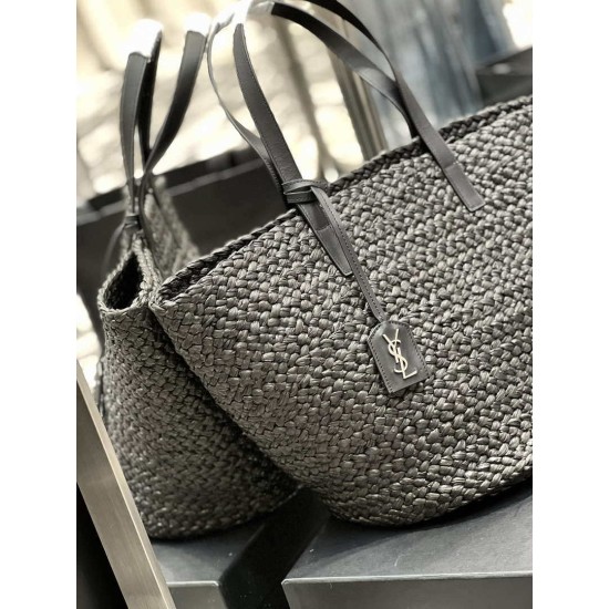 Replica YSL Saint Laurent Tote Panier Maxi Bag 693242 Black
