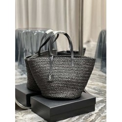 Replica YSL Saint Laurent Tote Panier Maxi Bag 693242 Black