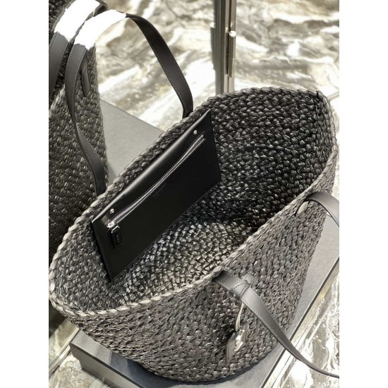 Replica YSL Saint Laurent Tote Panier Maxi Bag 693242 Black