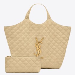 Replica YSL Saint Laurent Icare Maxi Shopping Bag Beige