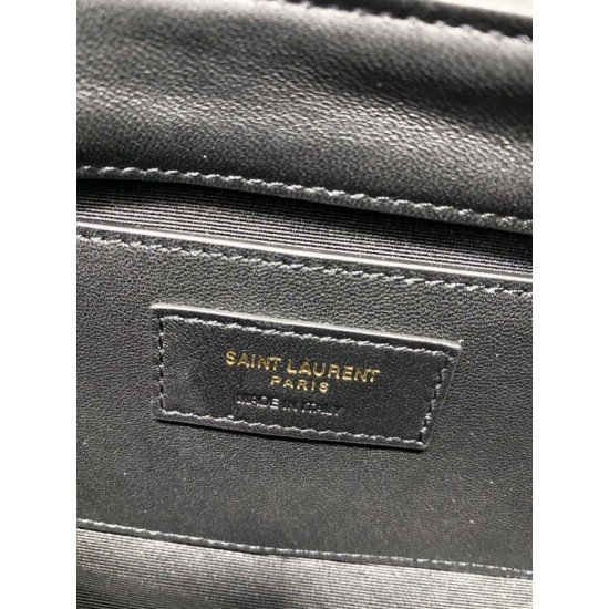 Replica YSL Saint Laurent Nolita Bag Black Gold