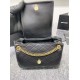 Replica YSL Saint Laurent Nolita Bag Black Gold