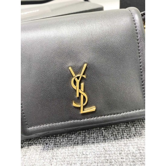 Replica YSL Saint Laurent Nolita Bag Black Gold