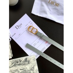 Replica Dior Saddle 20MM Belt Grey 