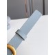 Replica Dior Saddle 20MM Belt Grey 