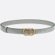 Replica Dior Saddle 20MM Belt Grey 