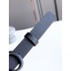Fake Dior Saddle 20MM Belt Matte Calfskin Black  Replica