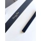 Fake Dior Saddle 20MM Belt Matte Calfskin Black  Replica