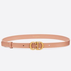 Replica Dior Saddle 20MM Belt Calfskin Nude 