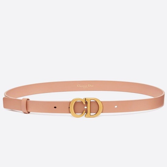 Replica Dior Saddle 20MM Belt Calfskin Nude 