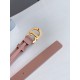 Replica Dior Saddle 20MM Belt Calfskin Nude 