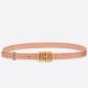 Replica Dior Saddle 20MM Belt Calfskin Nude 