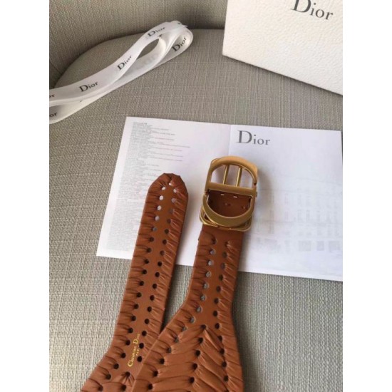 Replica Dior 30 Montaigne 40MM Belt Camel