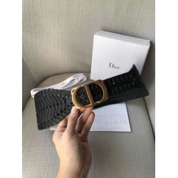 Fake Dior 30 Montaigne 40MM Belt Black  Replica
