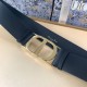 Fake Dior 30 Montaigne 40MM Belt Smooth Calfskin Black Replica