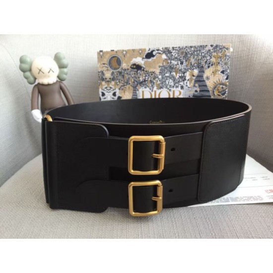 Replica Dior D-Waist Belt 100MM Black Replica Dior D-Waist Belt 100MM Black