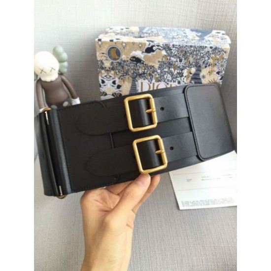 Replica Dior D-Waist Belt 100MM Black Replica Dior D-Waist Belt 100MM Black