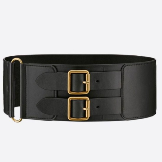 Replica Dior D-Waist Belt 100MM Black Replica Dior D-Waist Belt 100MM Black