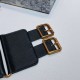 Replica Dior D-Waist Belt 100MM Black Replica Dior D-Waist Belt 100MM Black