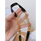 Fake Dior Caro 15MM Belt Calfskin and Chain Black Replica