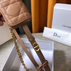 Fake Dior Caro 15MM Belt with Removable Pouch Beige  Replica