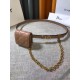 Fake Dior Caro 15MM Belt with Removable Pouch Beige  Replica
