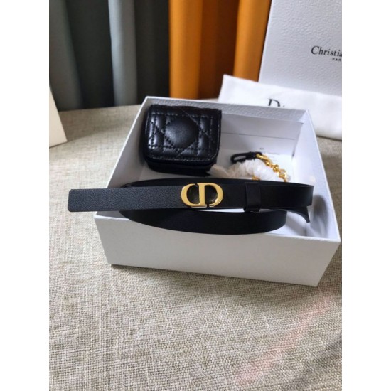 Replica Dior Caro 15MM Belt with Removable Pouch Black 