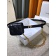 Replica Dior Caro 15MM Belt with Removable Pouch Black 