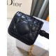Replica Dior Caro 15MM Belt with Removable Pouch Black 