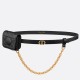 Replica Dior Caro 15MM Belt with Removable Pouch Black 