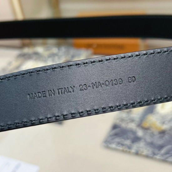 Replica Dior D-Fence 30MM Belt Black 