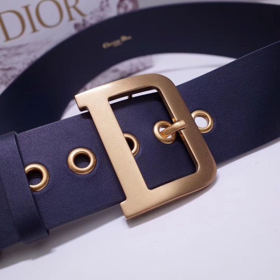 Replica Dior Diorquake 55MM Belt Dark Blue Replica Dior Diorquake 55MM Belt Dark Blue