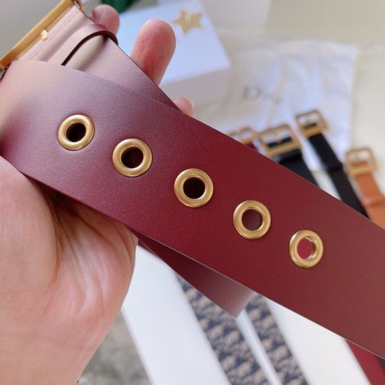 Fake Dior Diorquake 55MM Belt Red Replica