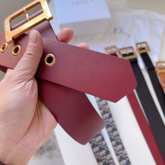 Fake Dior Diorquake 55MM Belt Red Replica