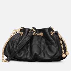 Replica Dior Ammi Small /Medium Bag Macrocannage Black