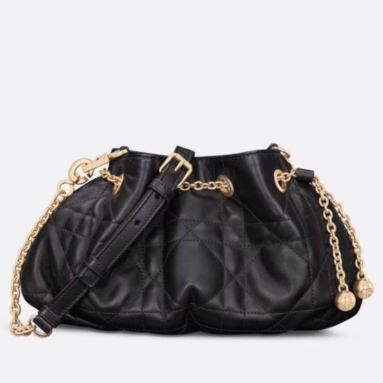 Replica Dior Ammi Small /Medium Bag Macrocannage Black