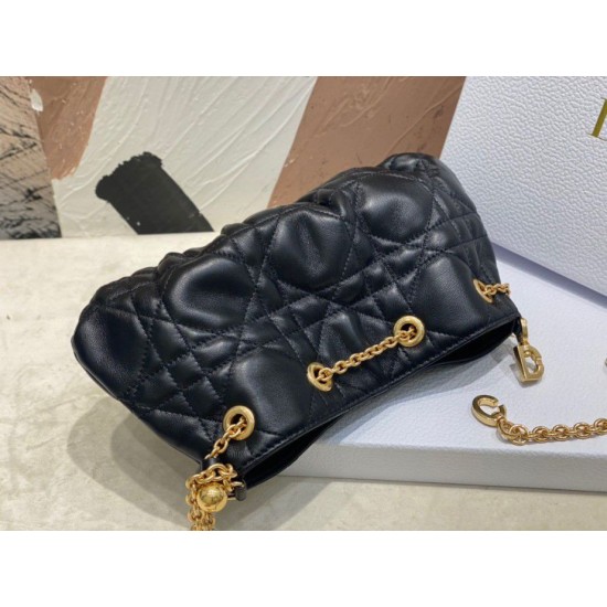 Replica Dior Ammi Small /Medium Bag Macrocannage Black