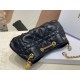 Replica Dior Ammi Small /Medium Bag Macrocannage Black